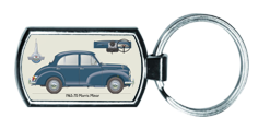 Morris Minor 4dr Saloon 1965-70 Keyring 4